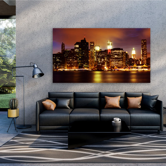 Wandbild USA New York Manhattan Beautiful Skyline