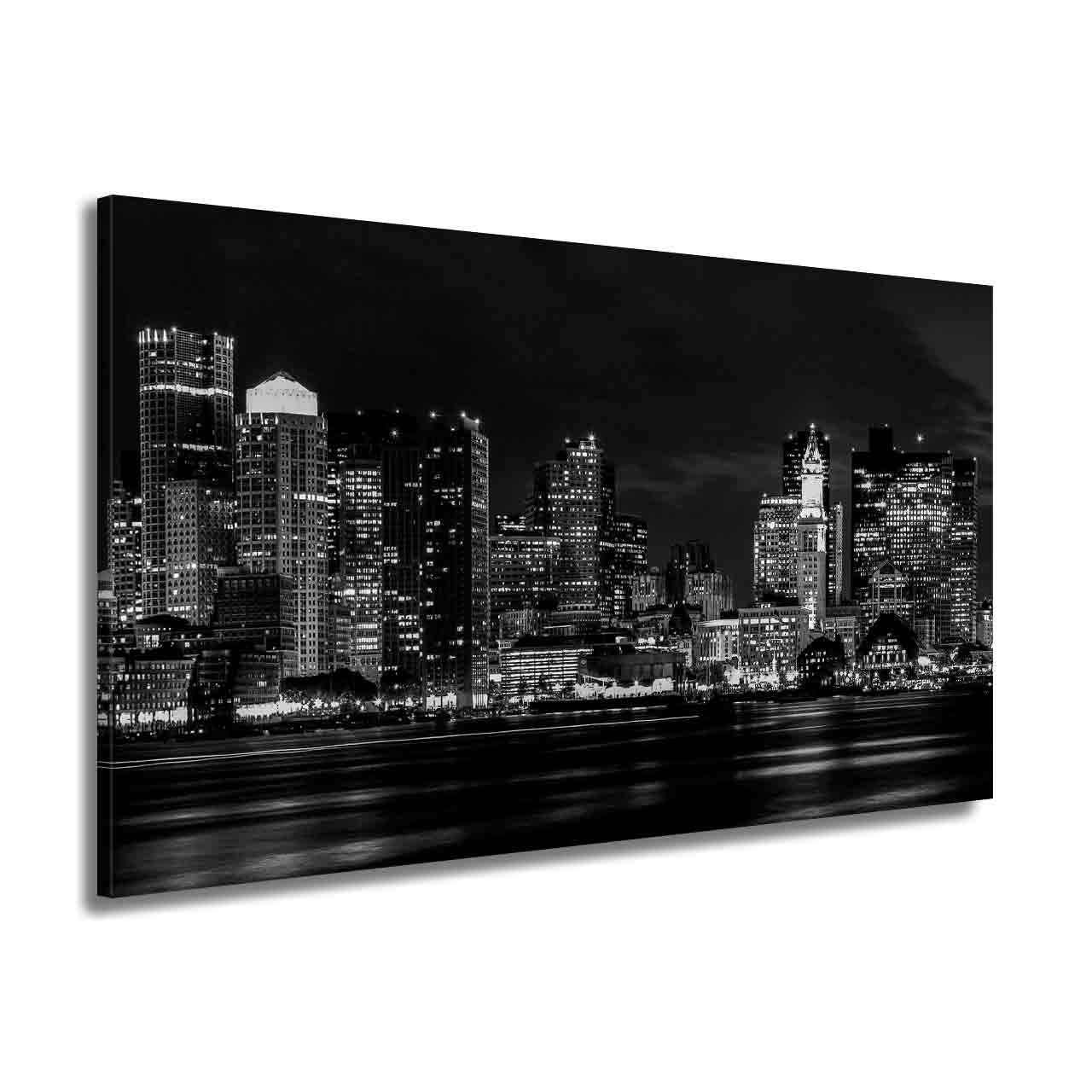 Wandbild USA New York Manhattan Skyline Black & White Style