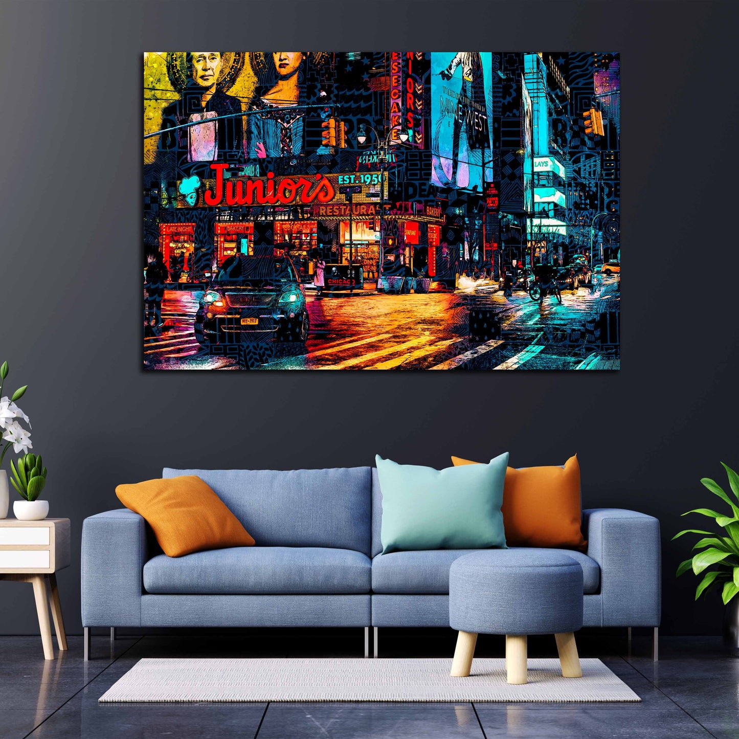 Wandbild USA New York Nights